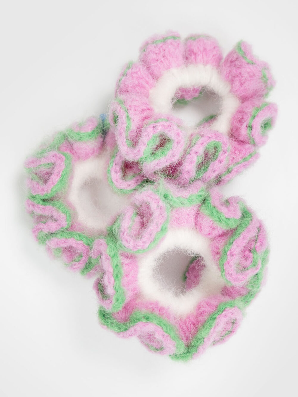 Scrunchie Green Blossom - Image 2