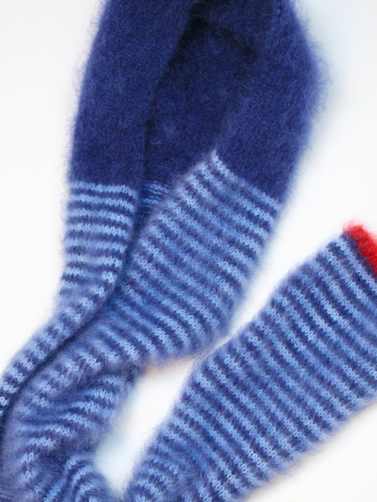 Hooded Scarf Indigo Static - Image 2